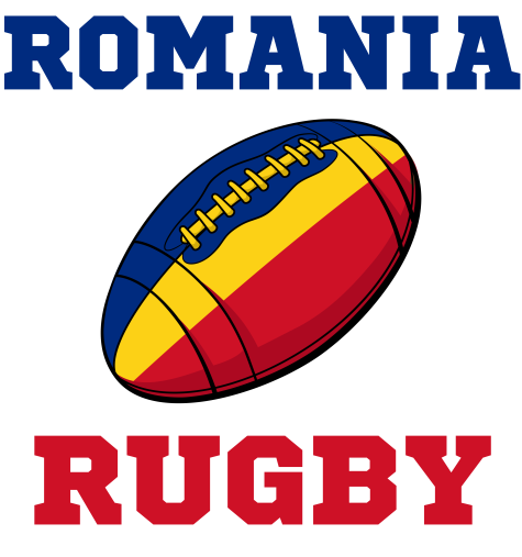 Romania Rugby Ball Tank Top (Yellow)